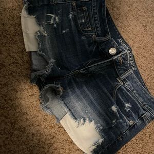 American Eagle distressed shorties Sz 10